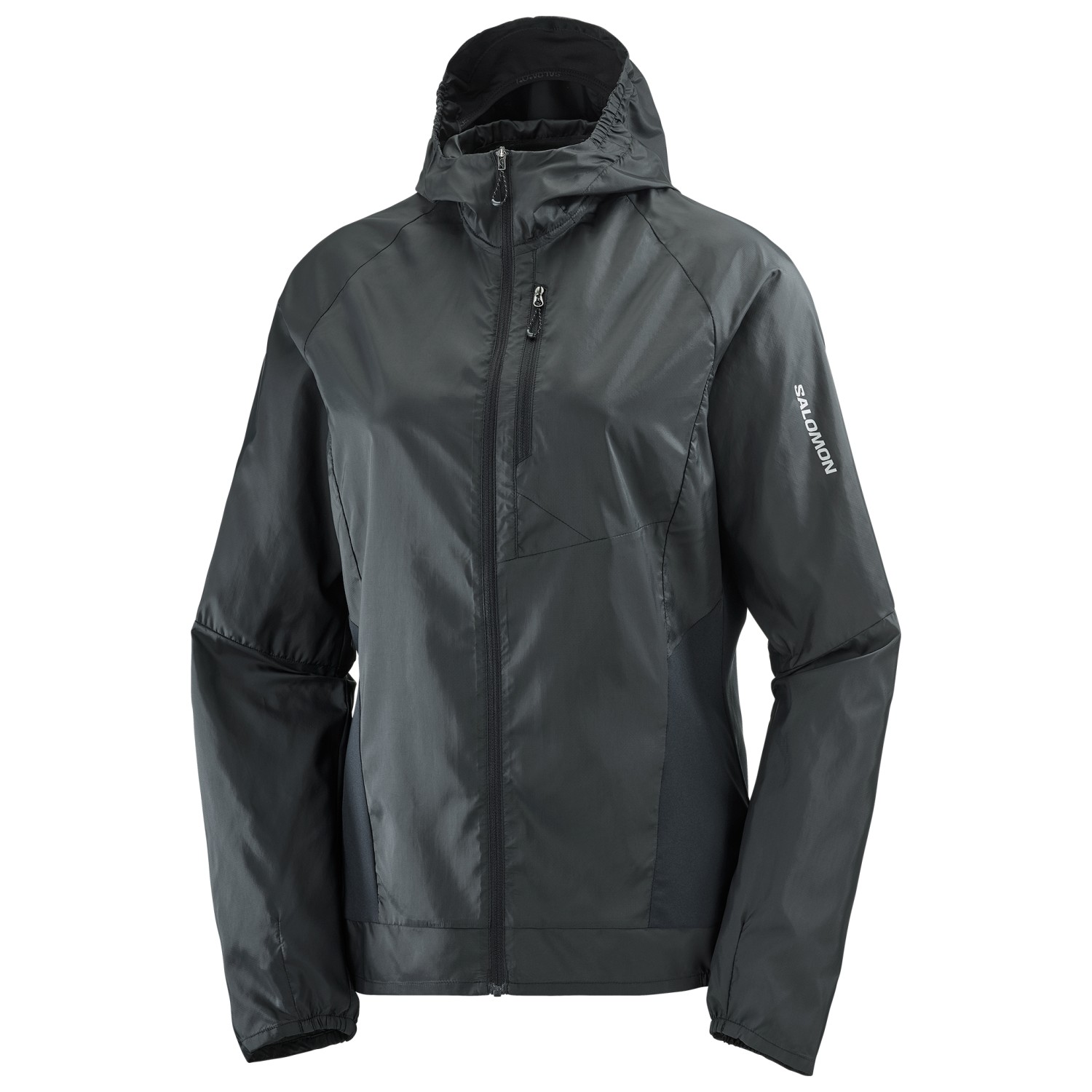 Беговая куртка Salomon Women's Bonatti Cross Full Zip, цвет Deep Black woolrich light classic full zip hoodie