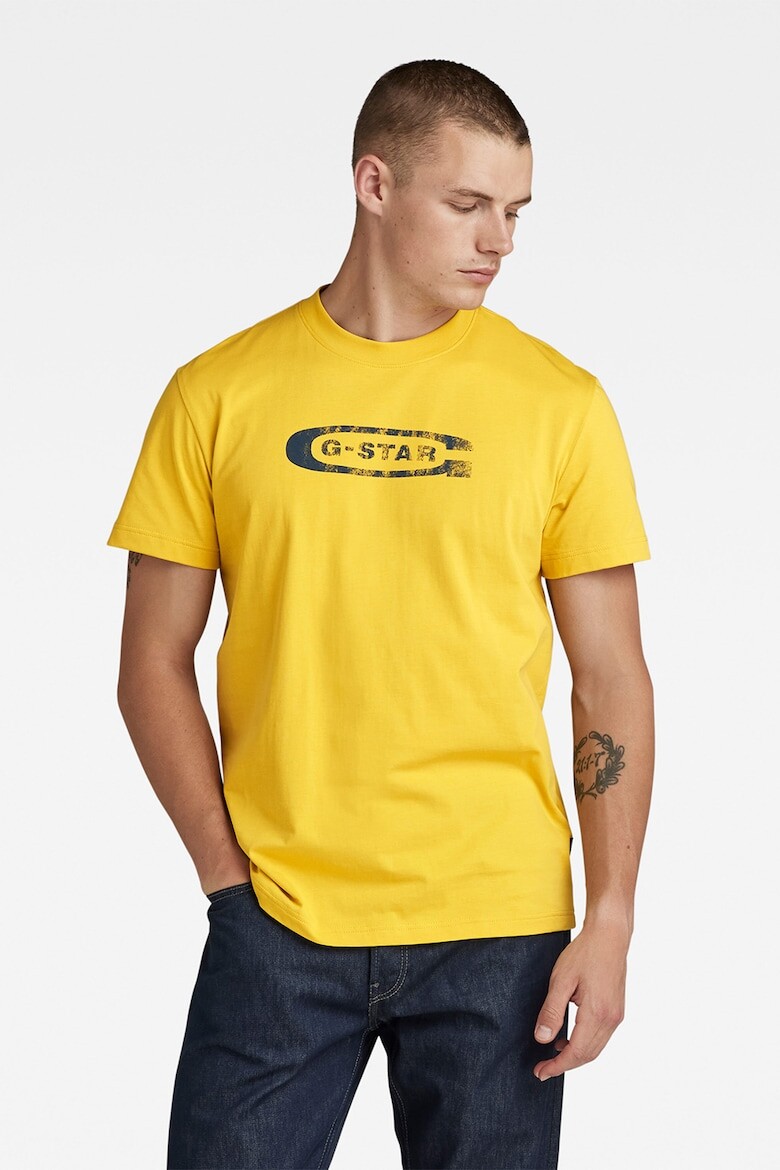 

Футболка из органического хлопка с логотипом G-Star Raw, желтый