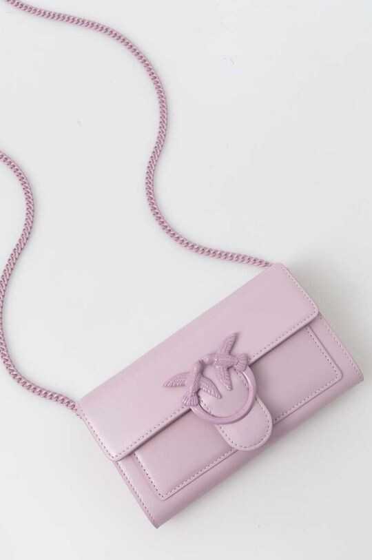 

Кожаный кошелек Pinko, фиолетовый