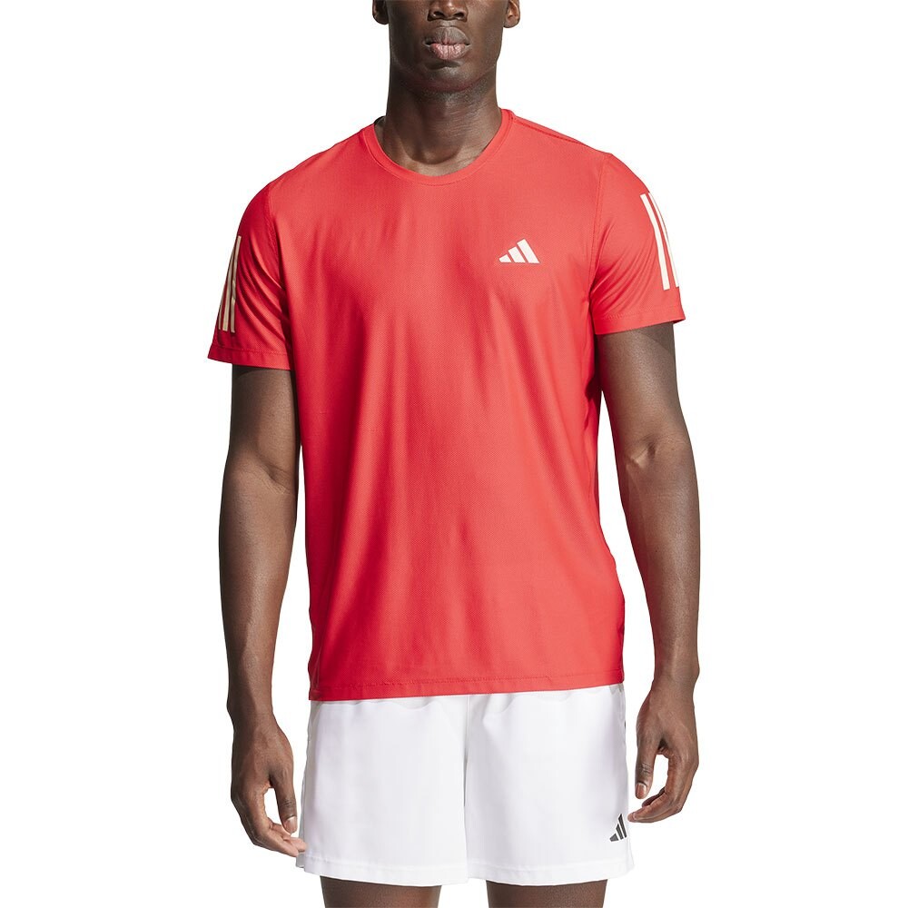 

Футболка с коротким рукавом adidas Own The Run Base, красный