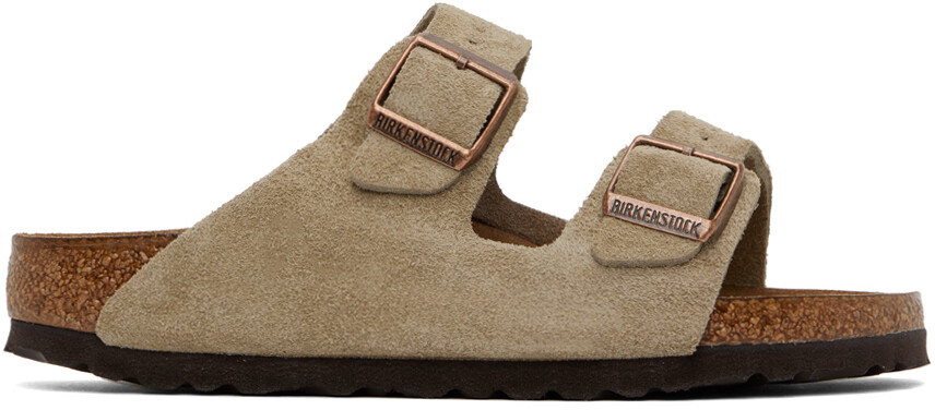 

Сандалии Birkenstock Taupe Arizona с мягкой стелькой