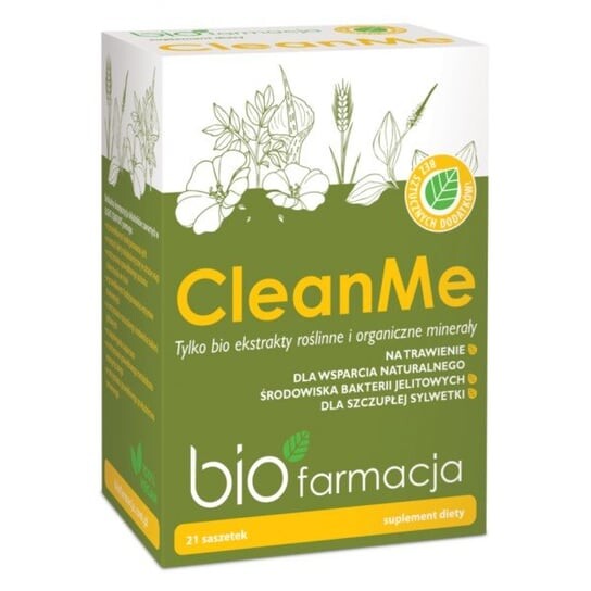 

CleanMe - Пищевая добавка для пищеварения, 21 пакетик Biofarmacja