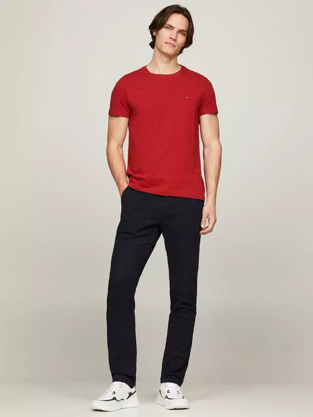 

Футболка Tommy Hilfiger Slim Fit Stretch, цвет dark magma