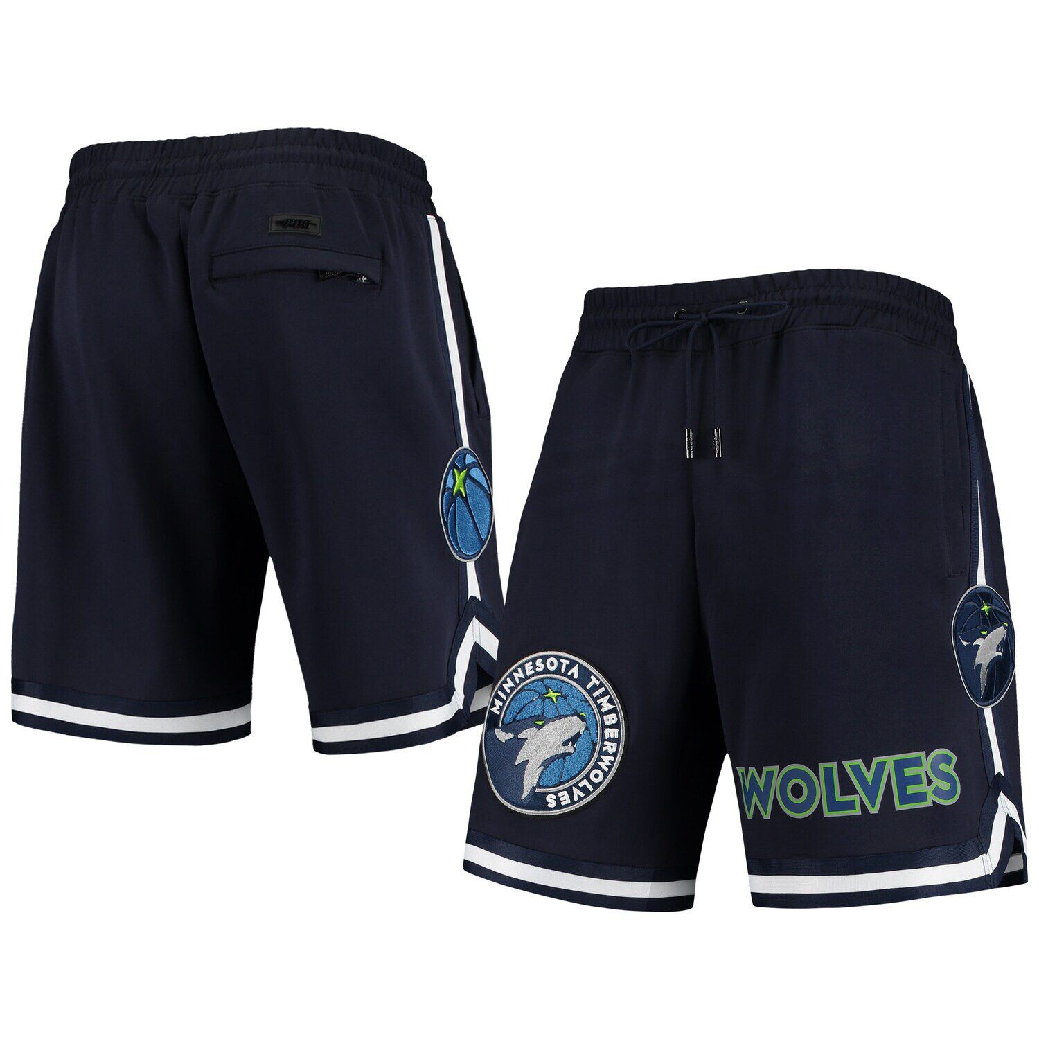 

Мужские шорты Pro Standard темно-синие из синели Minnesota Timberwolves