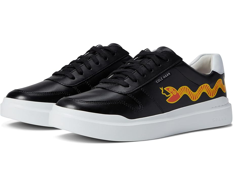Кроссовки Cole Haan CH X Keith Haring Grandpro Rally Court, цвет Black/White/Flame