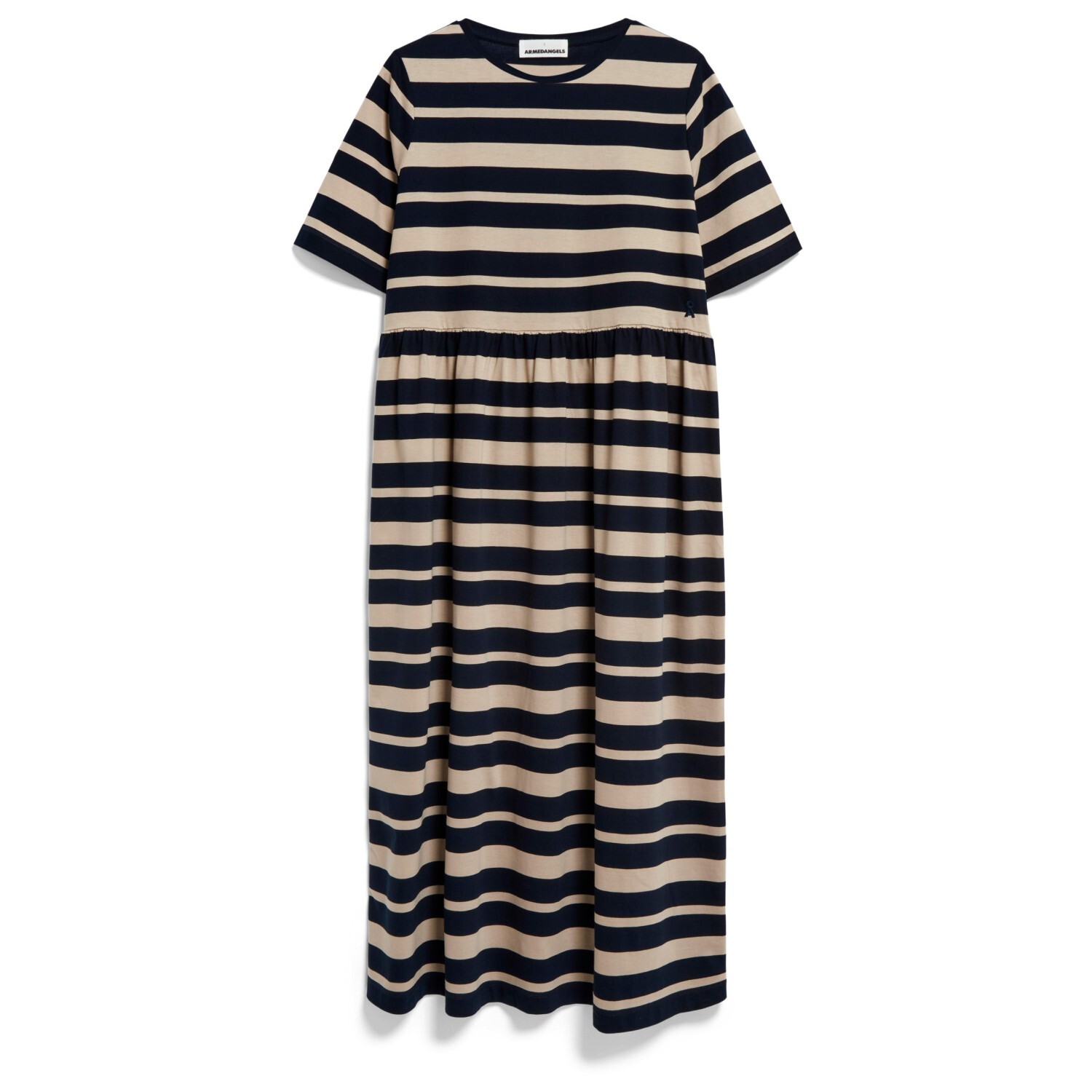

Платье Armedangels Women's Taakyra Block Stripes, цвет Night Sky/Sand Stone