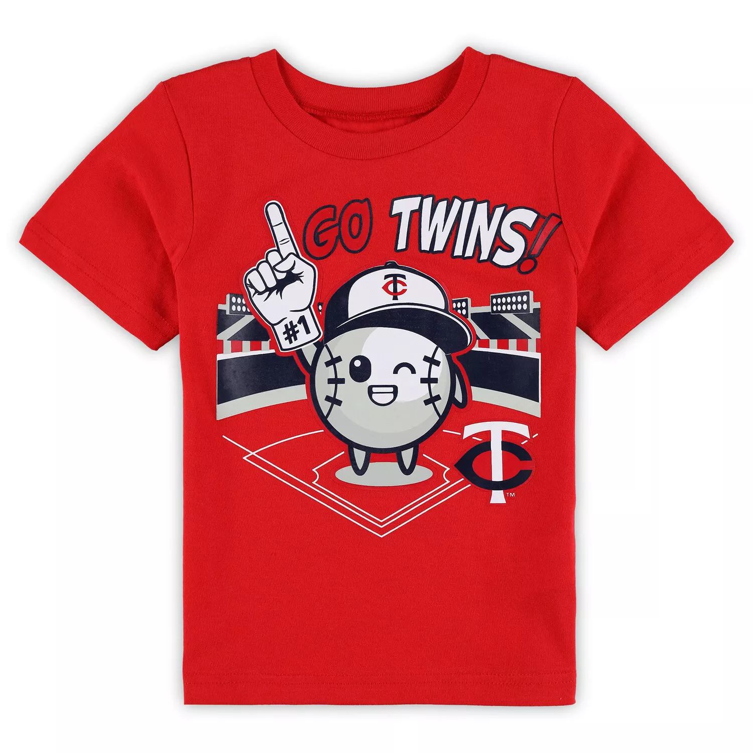 Красная футболка для малышей Minnesota Twins Ball Boy Outerstuff