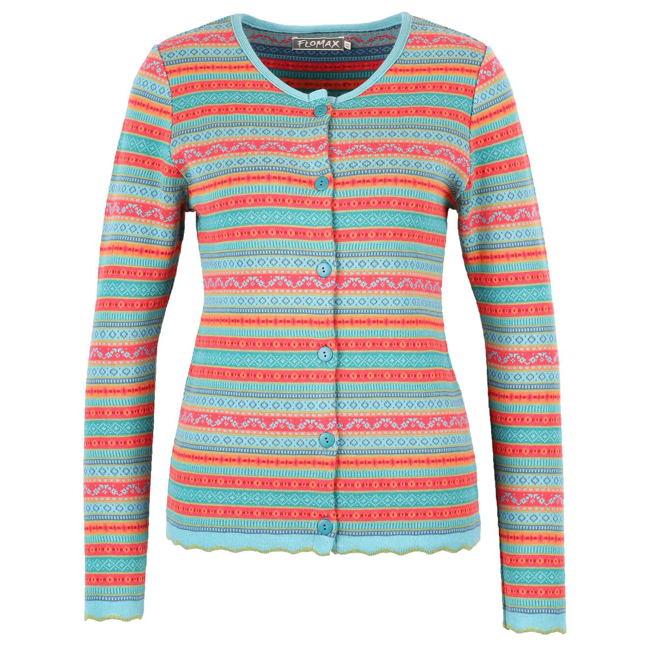 

Кардиган Flomax Women's Jacke Fee, цвет Türkis/Bunt