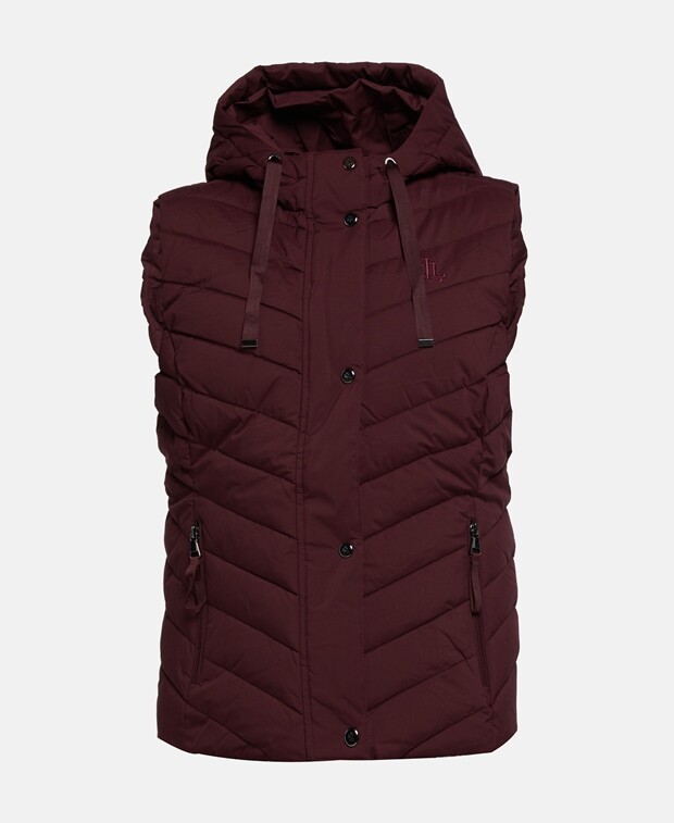 

Стеганый жилет Lauren Ralph Lauren, бордовый