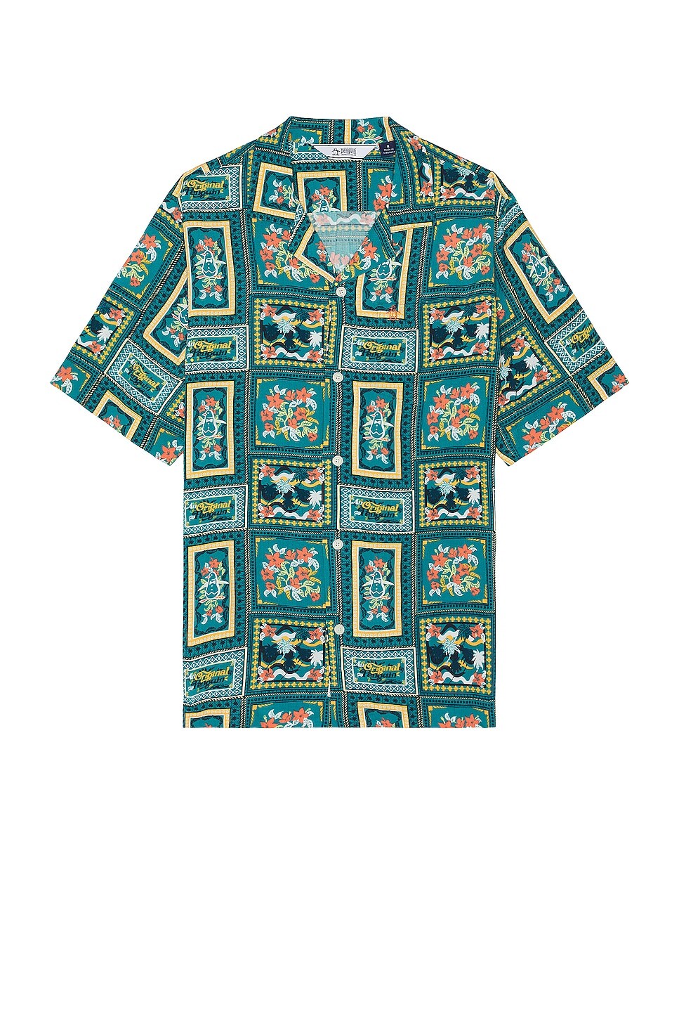 

Рубашка Original Penguin Button Up, цвет Tahititan Tide