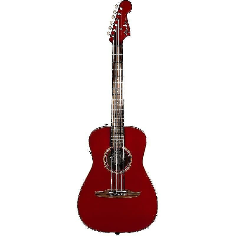 

Акустическая гитара Fender Malibu Clssic Hot Rod Metallic Red