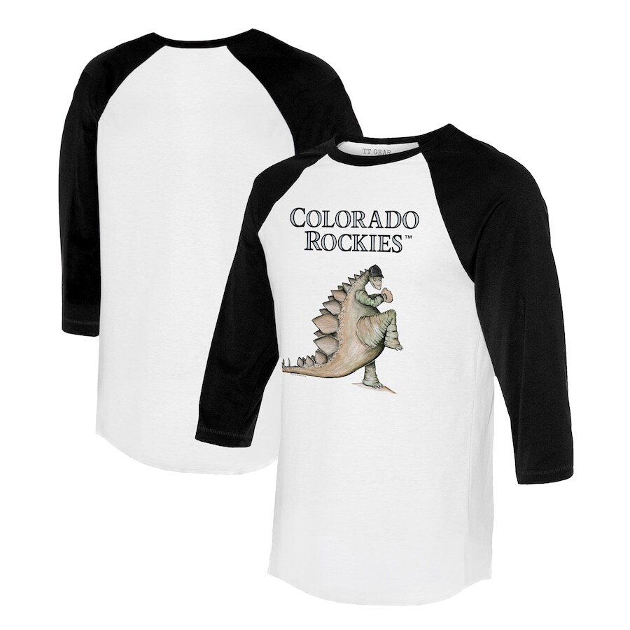 

Футболка с длинным рукавом Tiny Turnip Colorado Rockies, белый