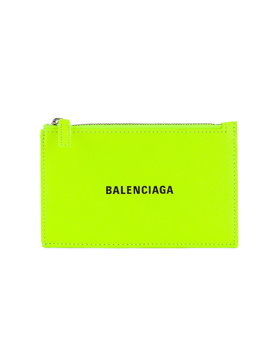 

Кошелек Balenciaga Zip, цвет Fluo Yellow