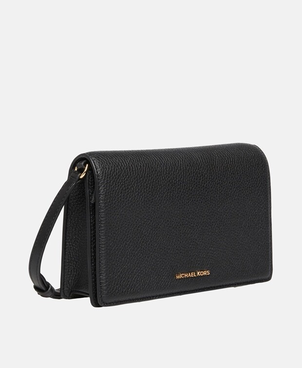 

Кожаная сумка-мессенджер Michael Michael Kors, черный