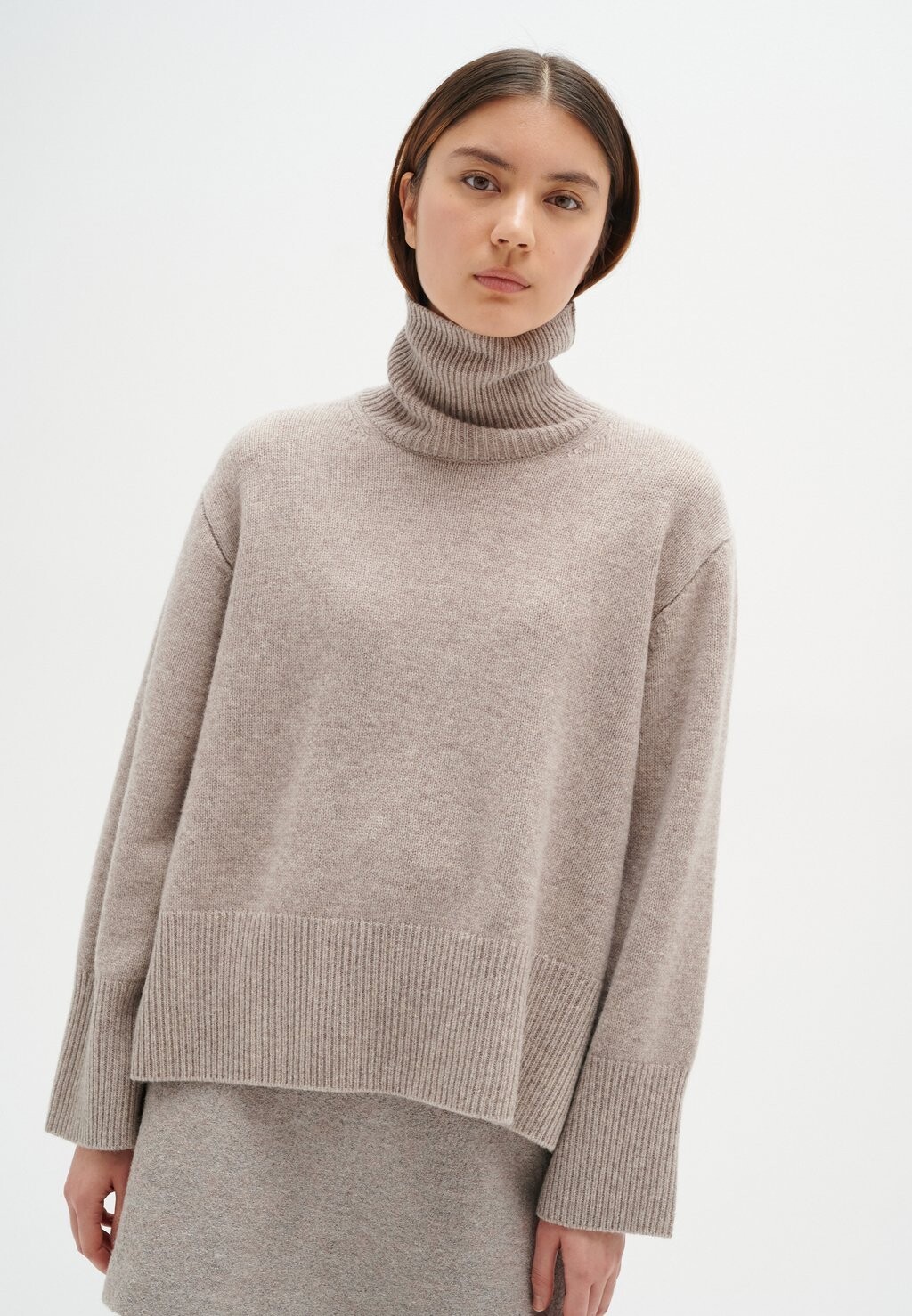 

Свитер Jaxy Turtleneck Refined InWear, цвет mocha grey melange