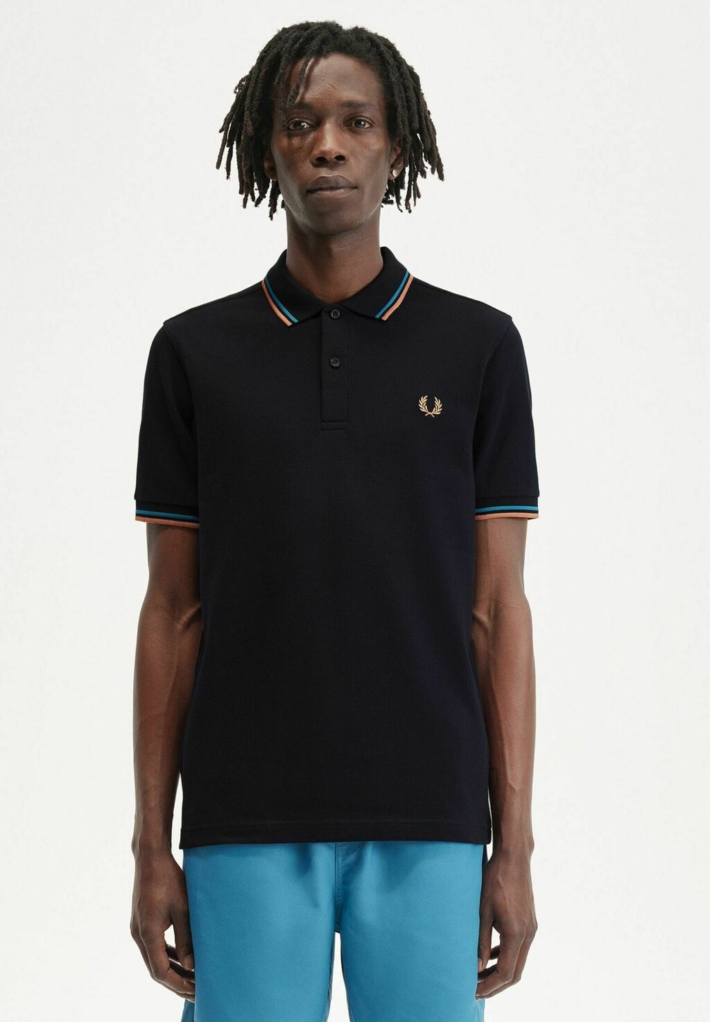 

Поло Fred Perry, темно-синий