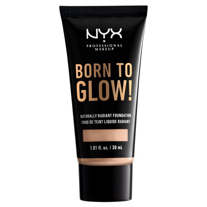 

Тональная основа Born to Glow Base de Maquillaje Nyx Professional Make Up, BTGRF10.5 Medium Buff