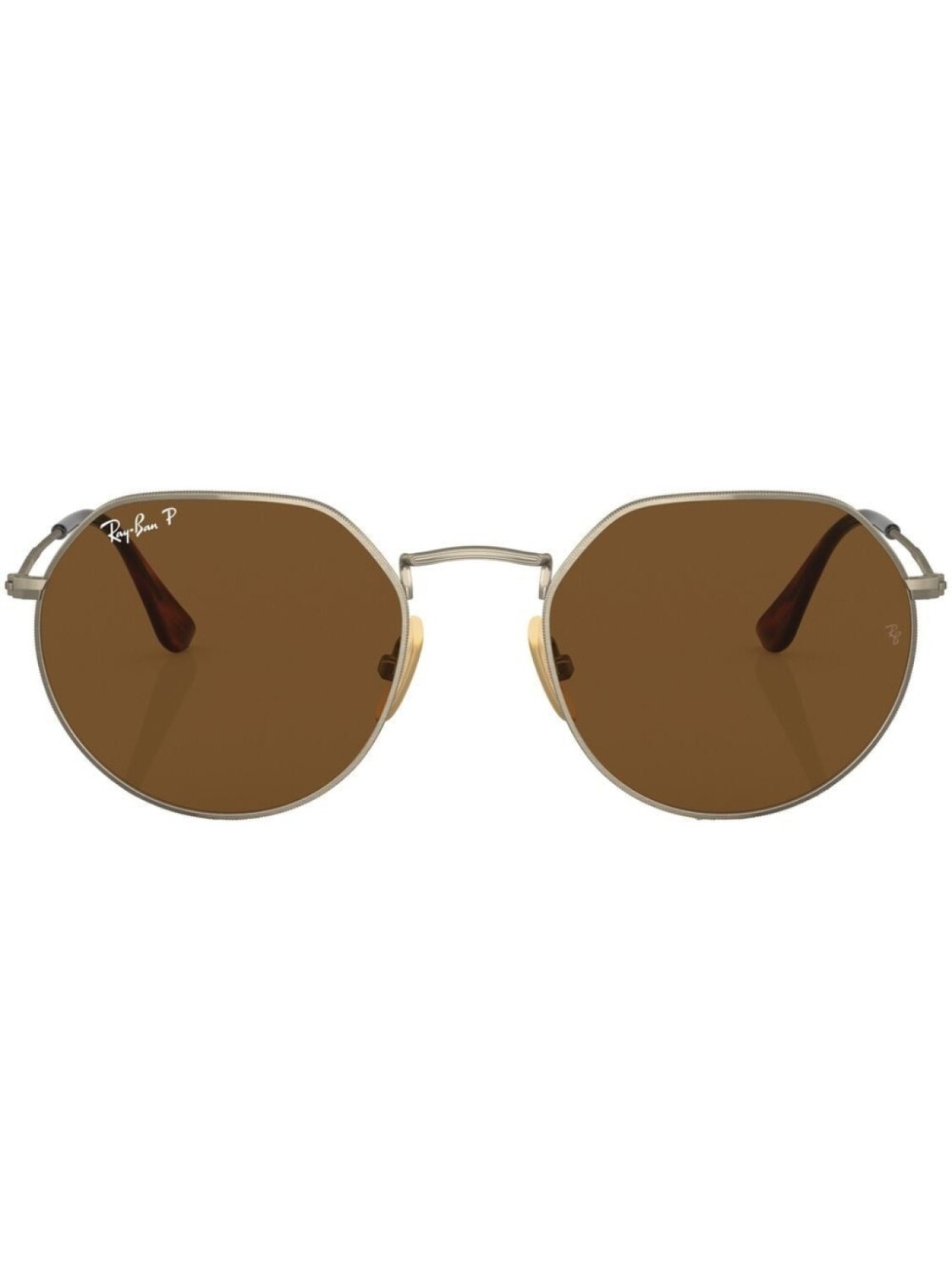 

Солнцезащитные очки в круглой оправе Ray-Ban, золотистый