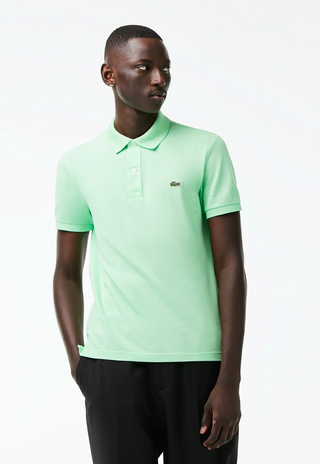 

Поло Lacoste, зеленый клер