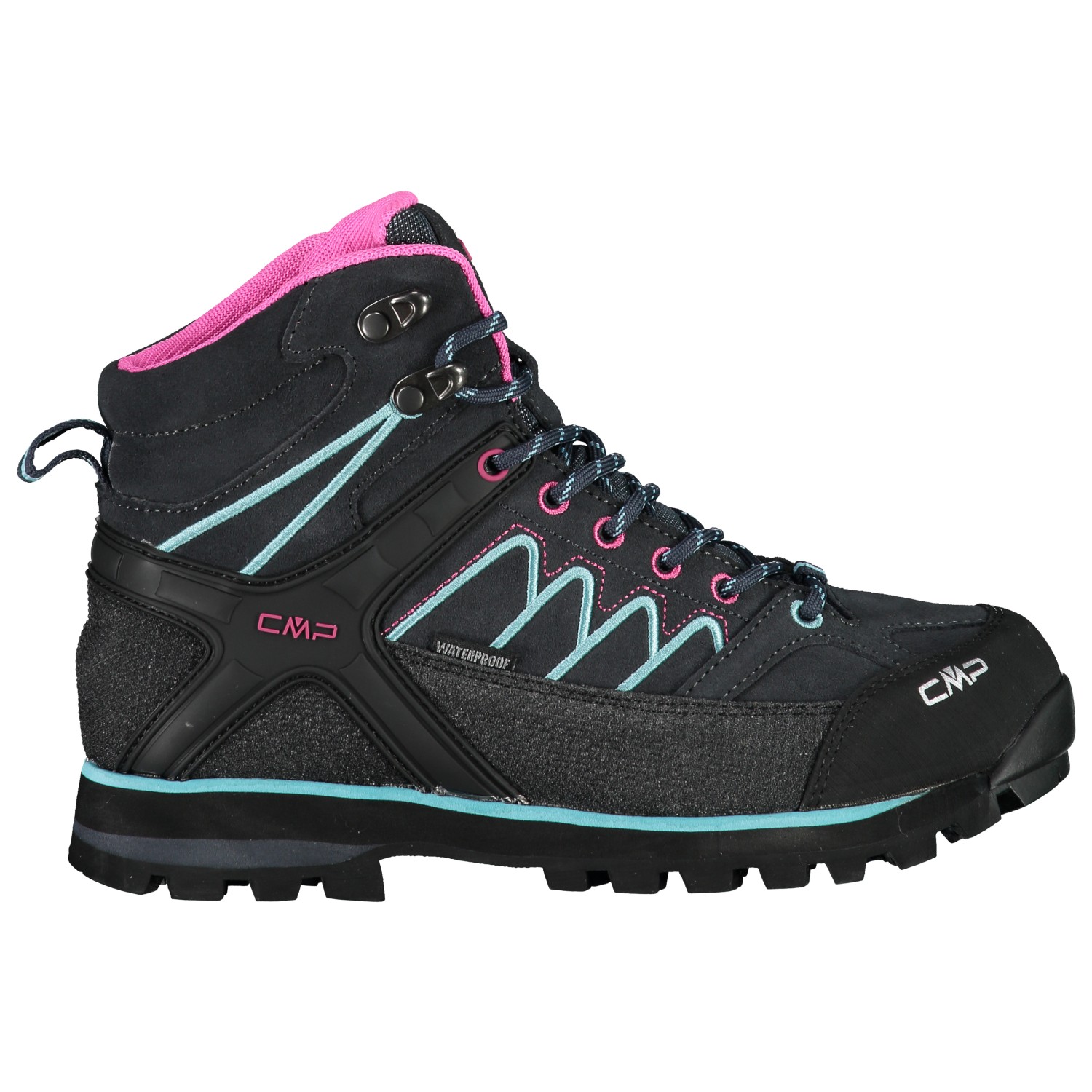 Ботинки для прогулки Cmp Women's Moon Mid Trekking Shoe Waterproof, цвет Antracite/Acqua