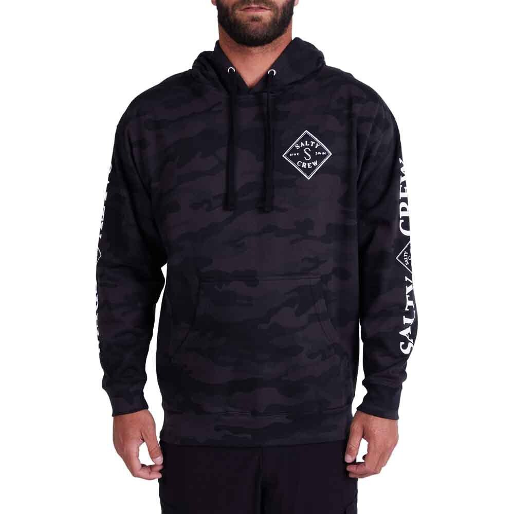 Худи Salty Crew Tippet Camo Fleece, черный