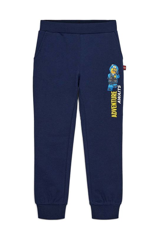 Спортивные брюки из хлопка для мальчиков Lego, темно-синий