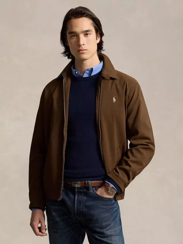 

Куртка Ralph Lauren Polo Ralph Lauren Twill Windbreaker, цвет cooper brown