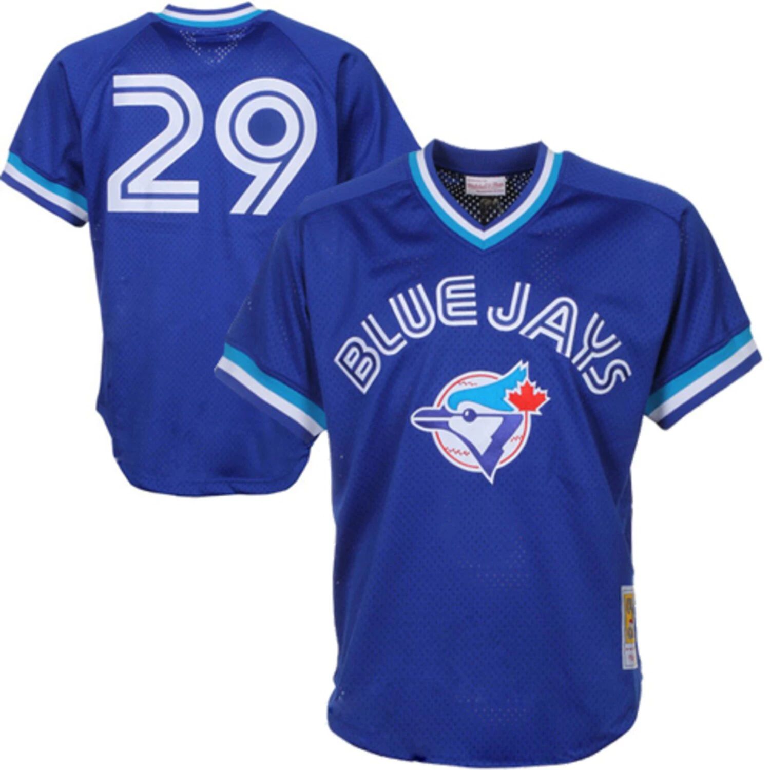 

Мужская футболка Mitchell & Ness Joe Carter Royal Toronto Blue Jays 1993 года из коллекции Authentic Cooperstown Collection из сетчатого ватина для тренировок