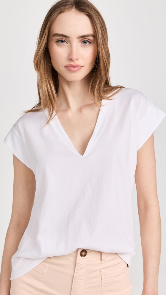 

Футболка FRAME Le Mid Rise V Neck