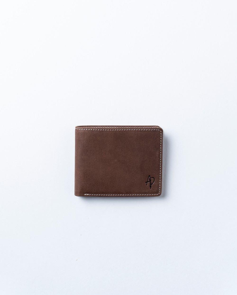 Кожаный винтажный кошелек 'Milson' Alexander Pace, коричневый