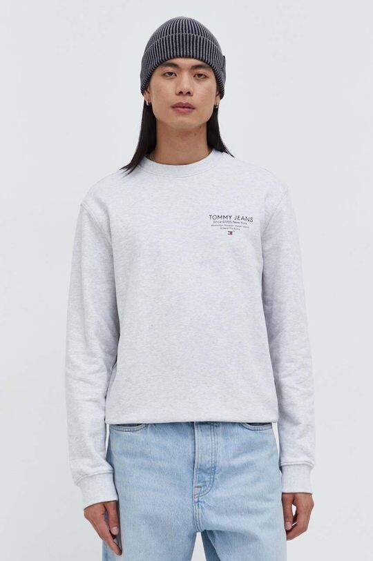 

Хлопковая толстовка Tommy Jeans, бежевый