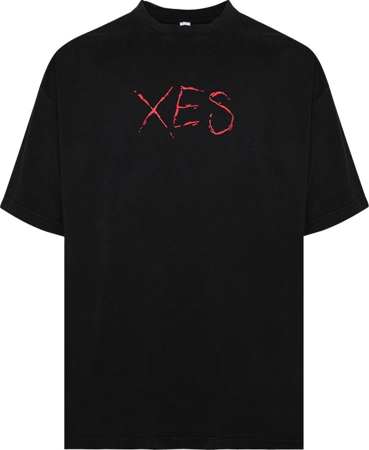 

Футболка Vetements Xes 'Black', черный