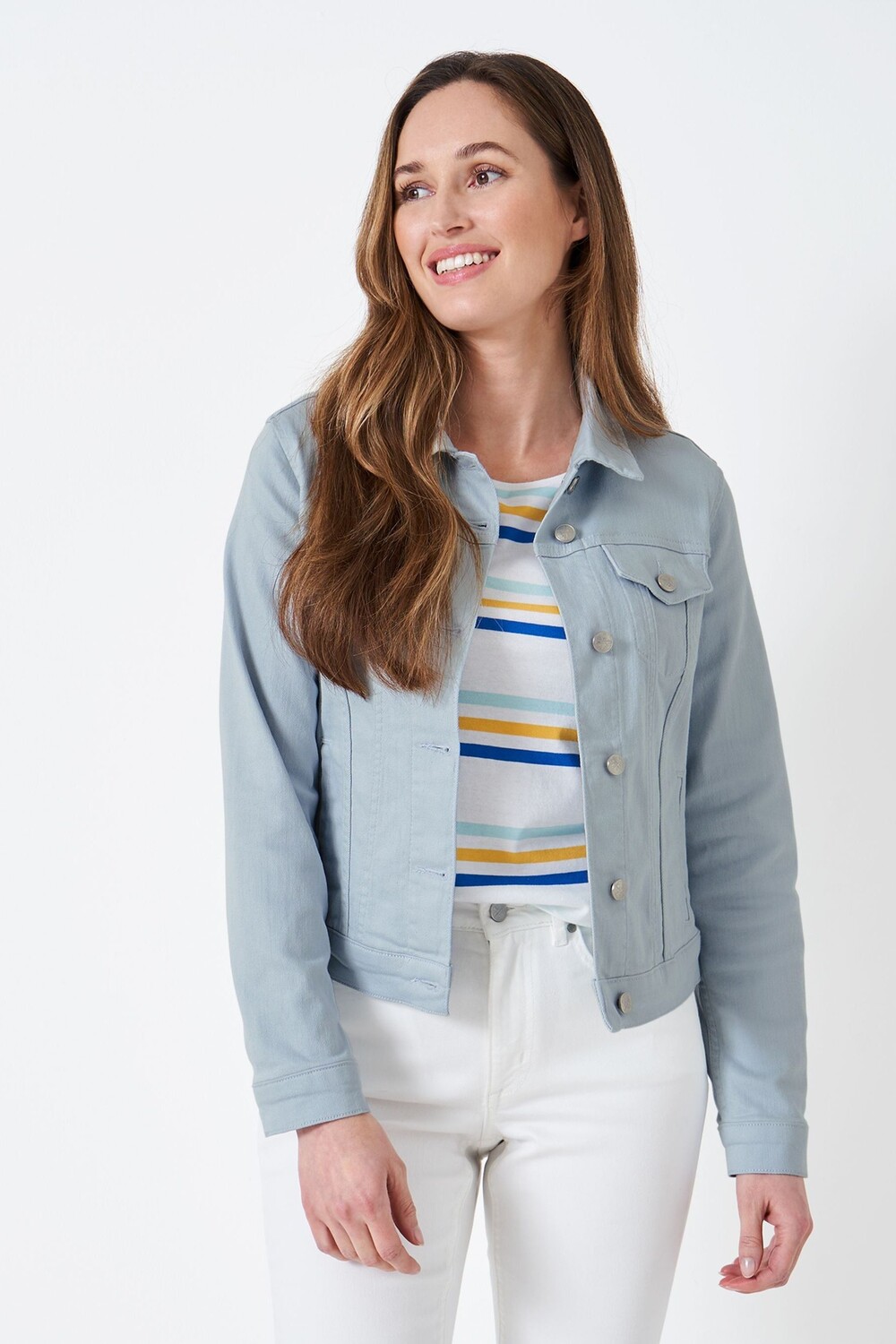 

Crew Clothing Ocean Повседневная синяя хлопковая куртка Crew Clothing Company, синий