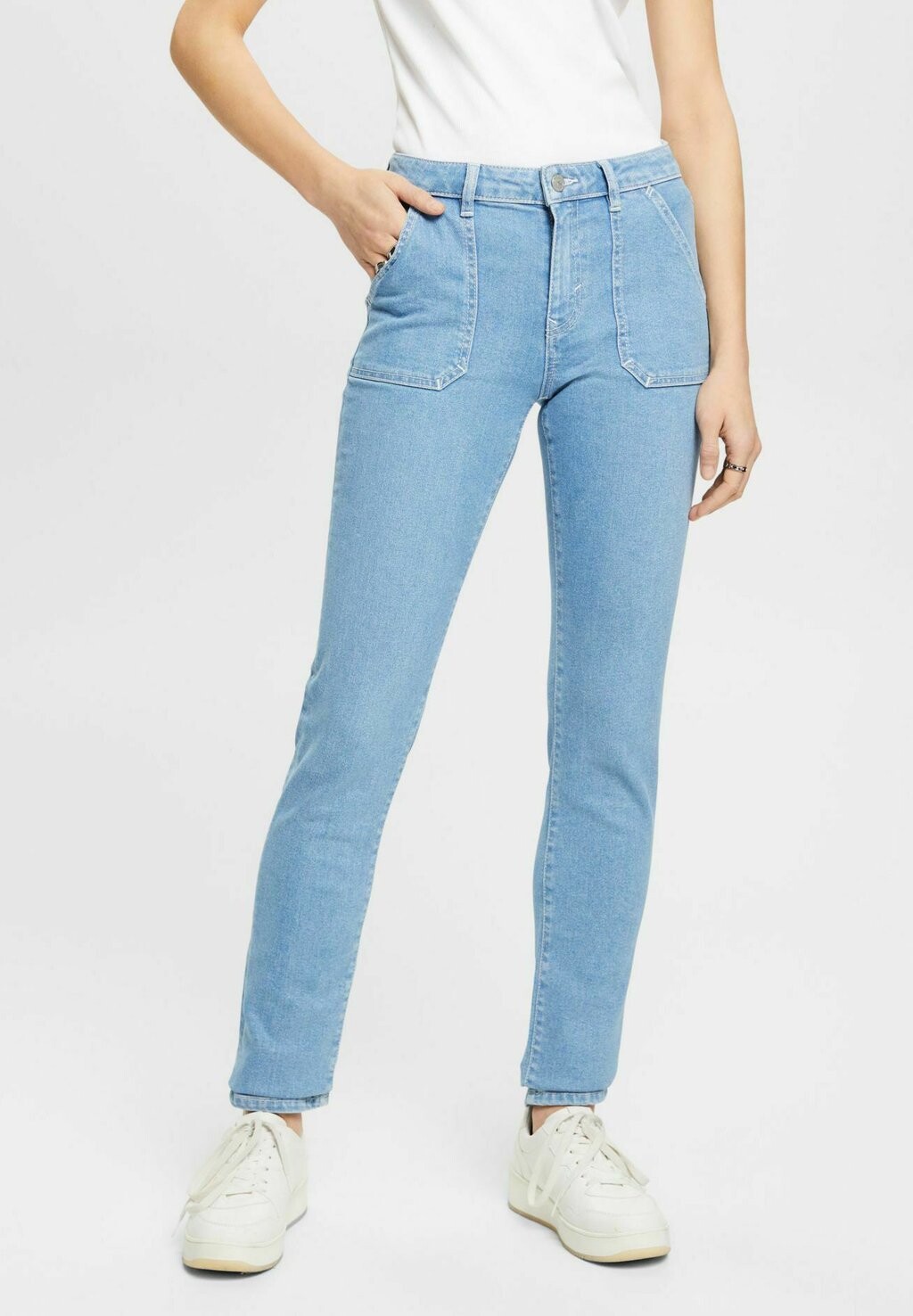 

Джинсы облегающего кроя Esprit, синий