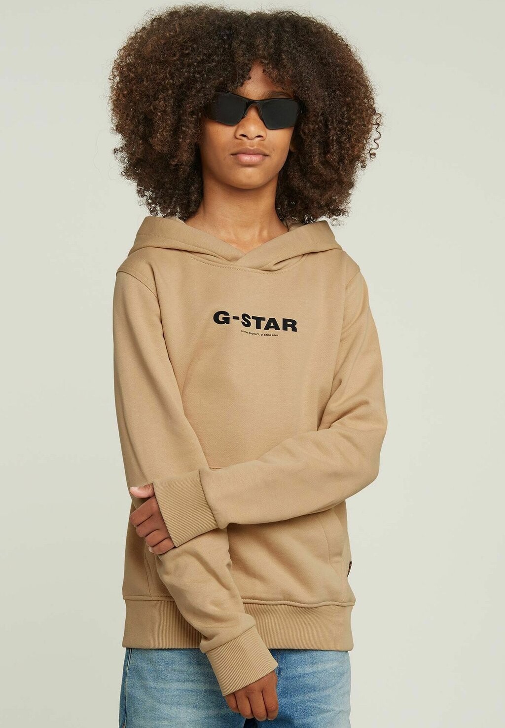 

Толстовка с капюшоном G-STAR, бежевый