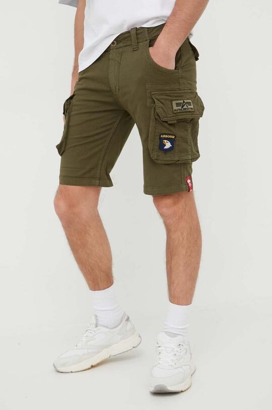 

Шорты Alpha Industries, зеленый