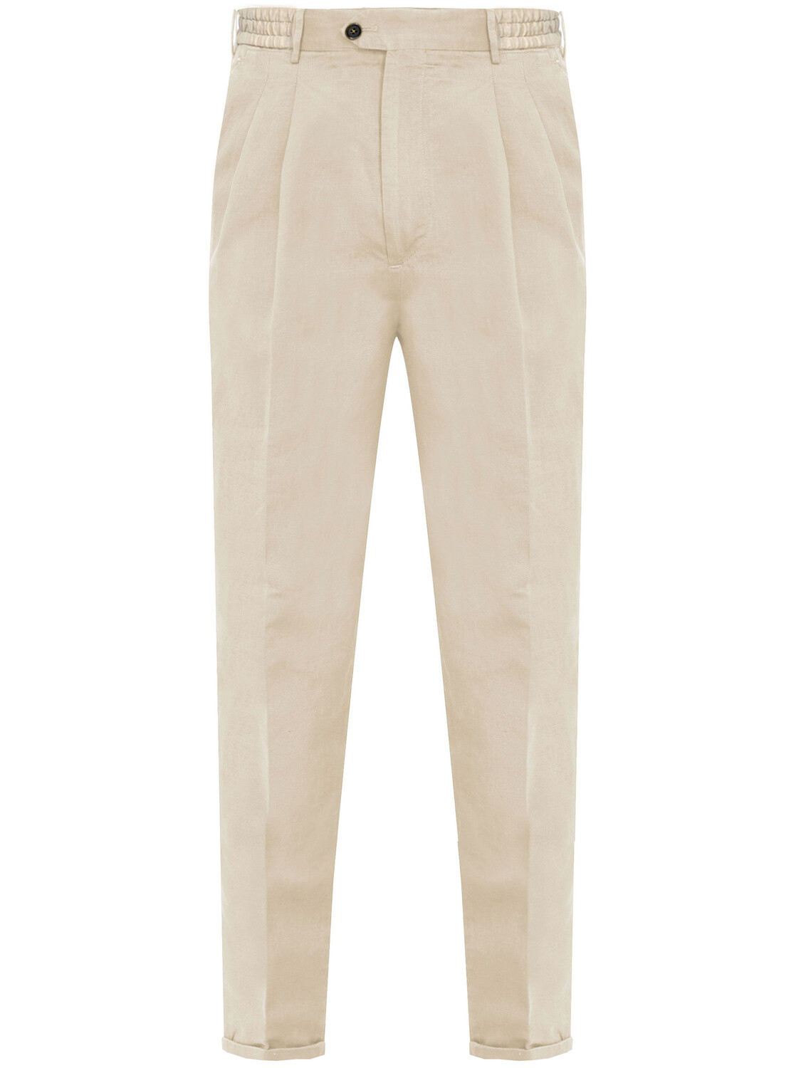 

Брюки Pt Torino Linen and cotton, бежевый