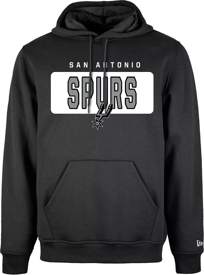 

Черная флисовая худи New Era мужская San Antonio Spurs