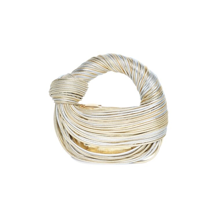 

Сумка top-handle Bottega Veneta Mini Jodie Top Handle Bag, цвет Gold/Silver