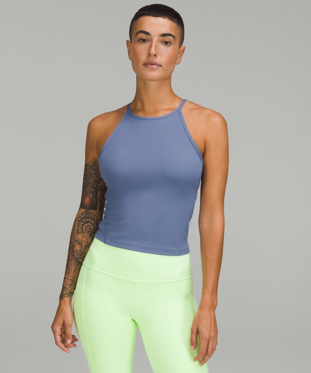 

Легкая майка для йоги с высоким воротником Lululemon