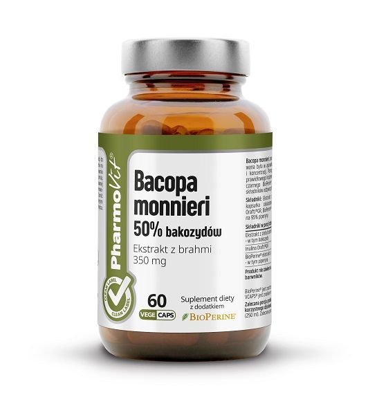 Подготовка к памяти и концентрации Pharmovit Clean Label Bacopa Monnieri, 60 шт окорок свиная порц зам в у кг