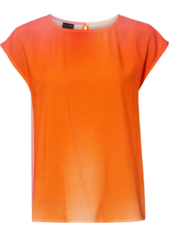 Блузка-рубашка Bodyflirt, оранжевый