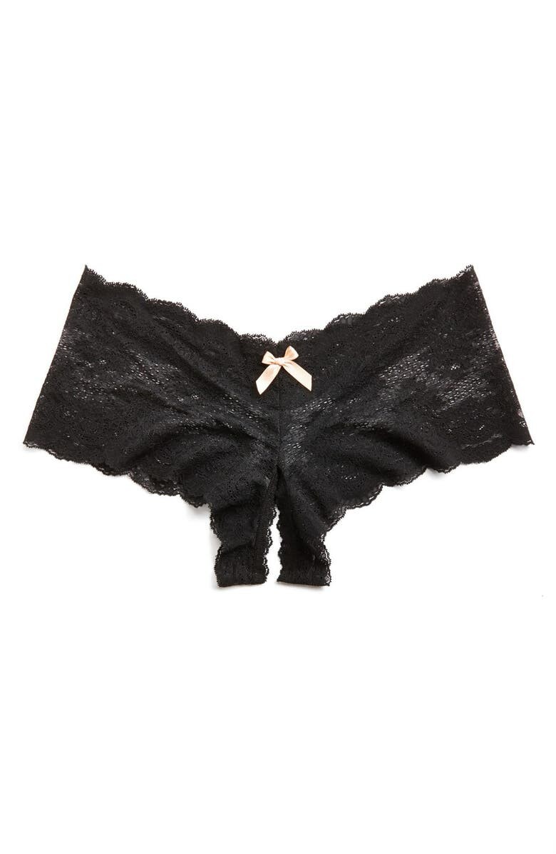 

Трусики с открытой ластовицей HANKY PANKY, черный