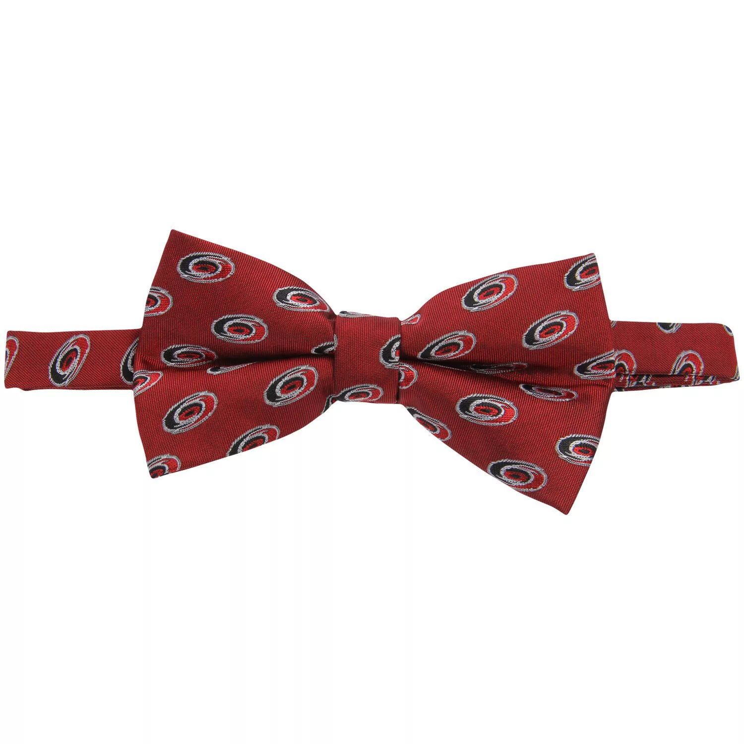 Мужской красный галстук-бабочка Carolina Hurricanes с повторением