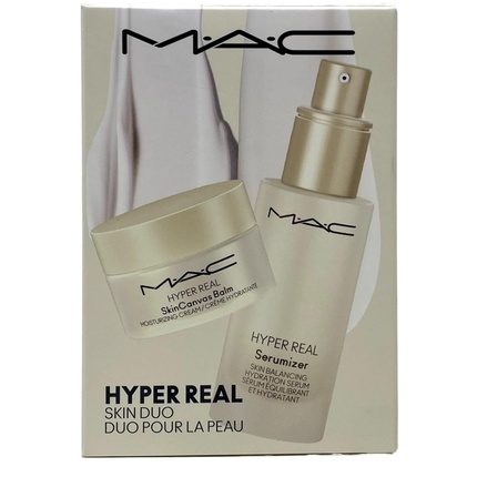 MAC Hyper Real Skin Duo Сыворотка Hyper Real 1 жидкая унция и бальзам Hyper Real 0,50 унции
