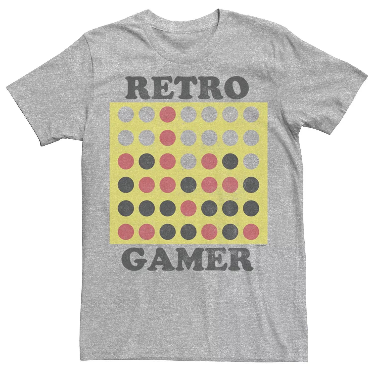 Мужская футболка Connect Four Retro Gamer Board Licensed Character