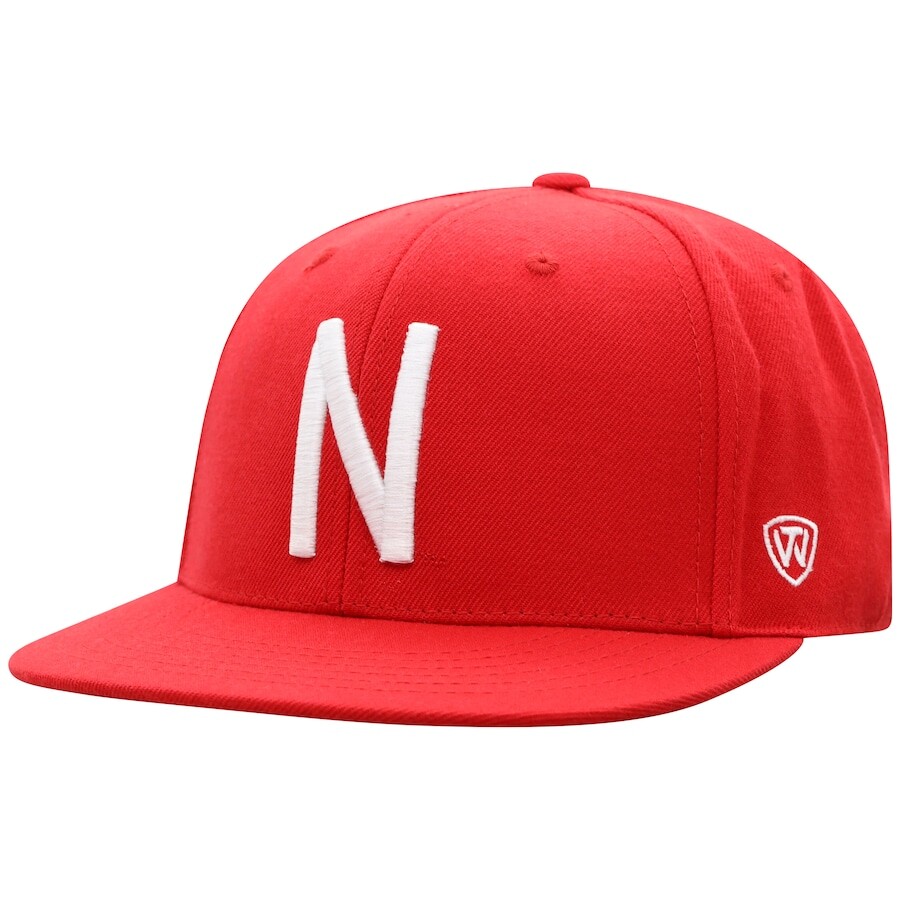 

Бейсболка Top of the World Nebraska Huskers, алый