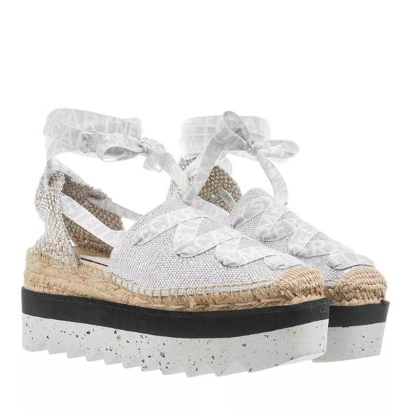

Сандалии gaia platform espadrilles Stella Mccartney, серебряный