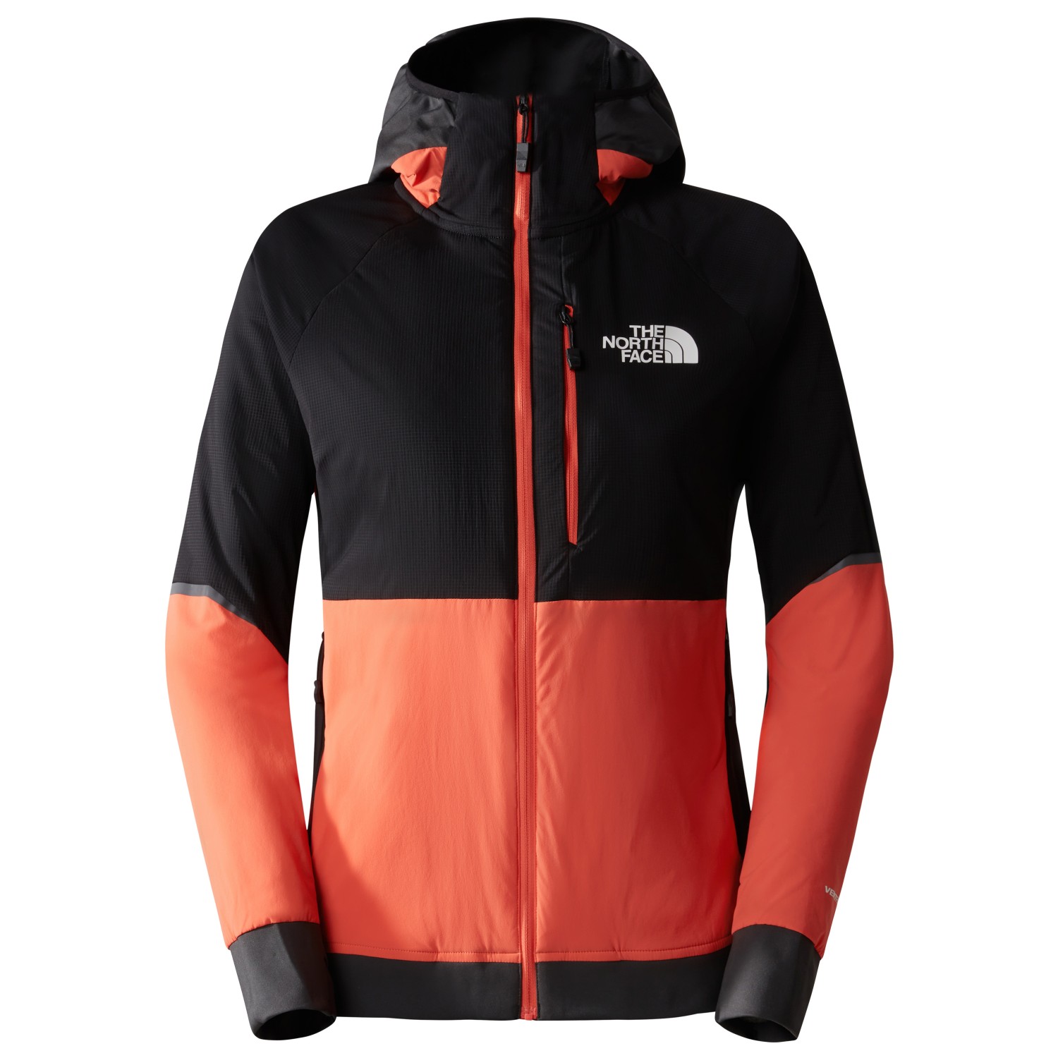 

Куртка из синтетического волокна The North Face Women's Dawn Turn Hybrid Ventrix, цвет Radiant Orange/TNF Black/Asphalt Grey