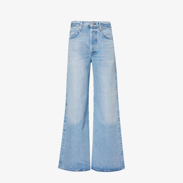 

Широкие джинсы beverly slouch boot из переработанного денима Citizens Of Humanity, индиго